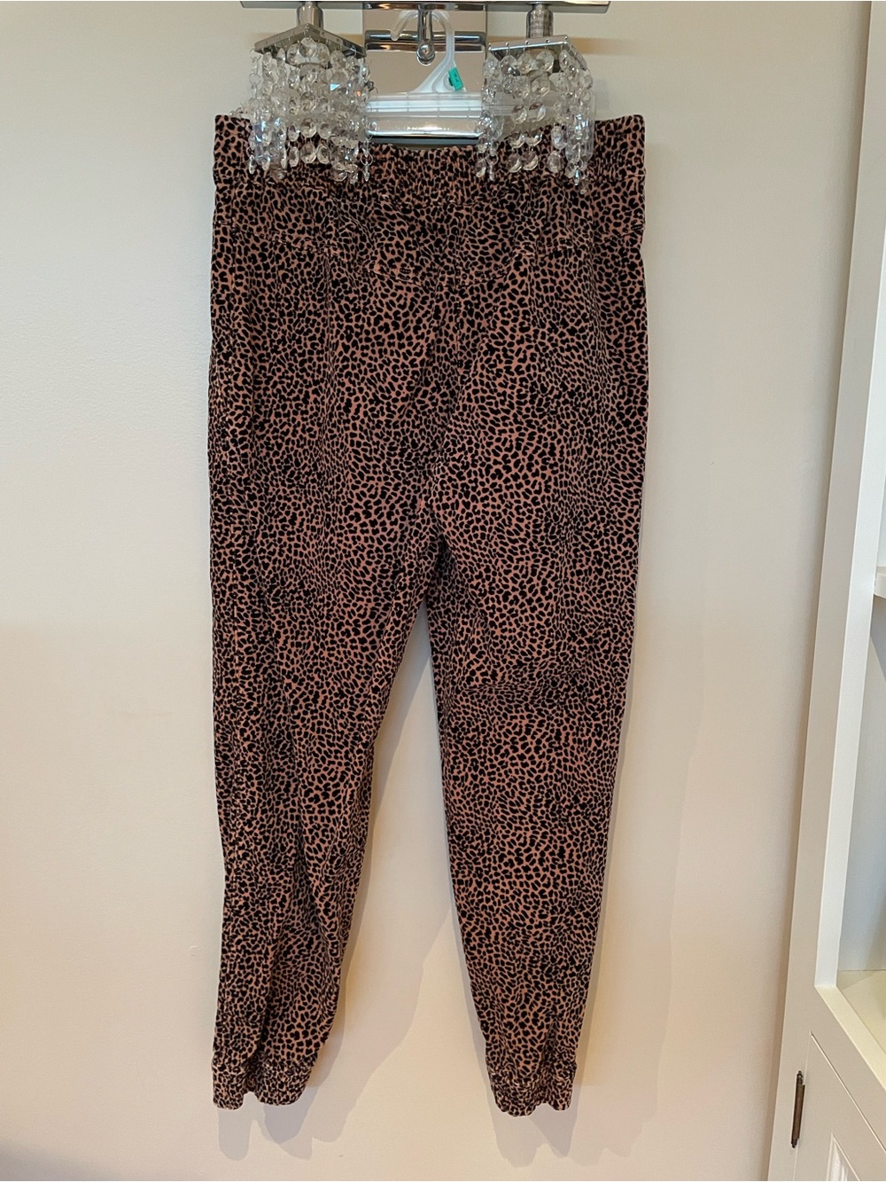 Anthropologie Girls' Brown and Black Leopard Print Leggings